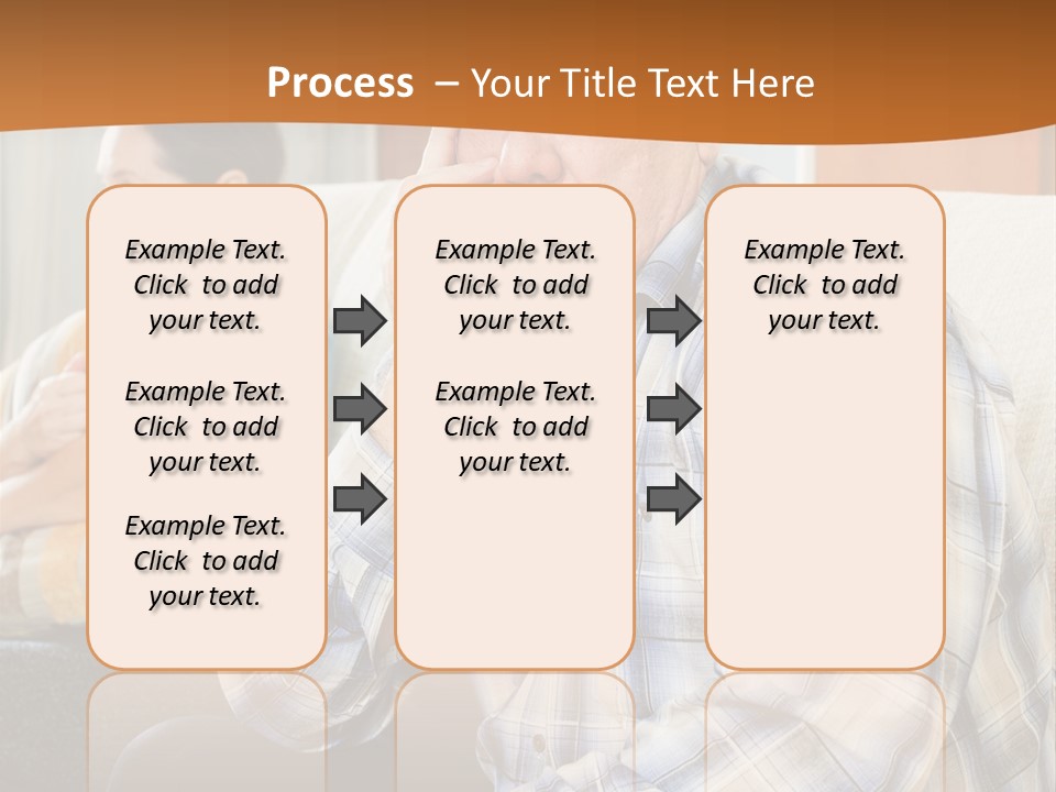 Sadness Mature Pensioner PowerPoint Template