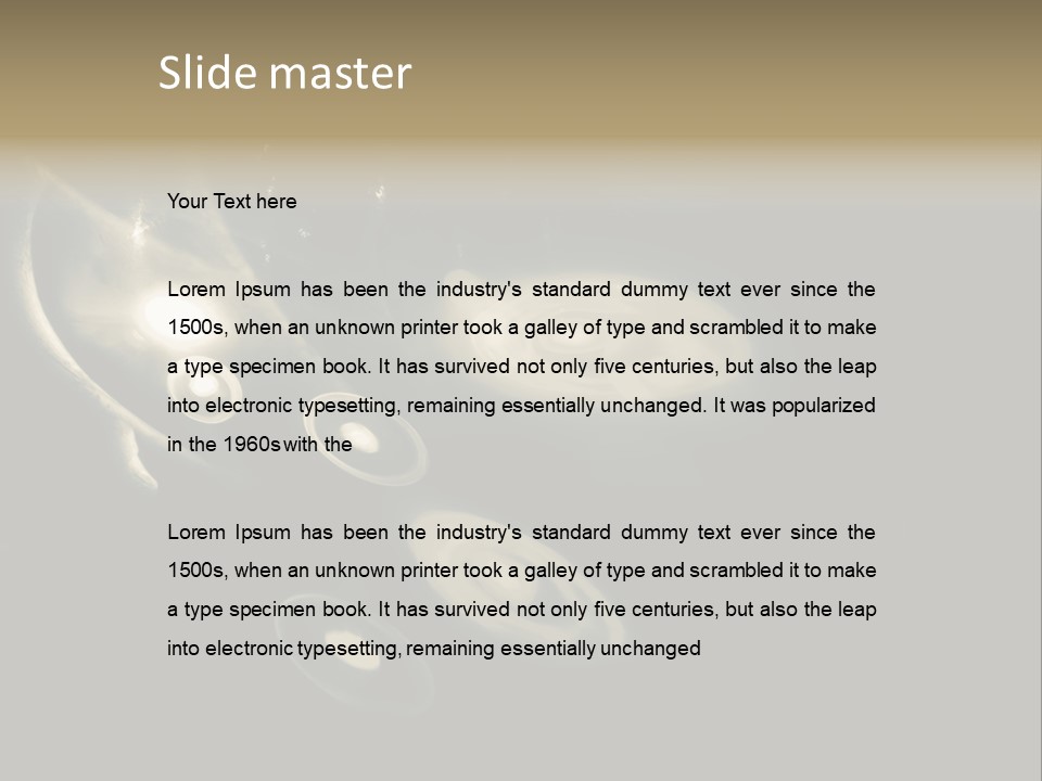 Shapes Disks Universe PowerPoint Template