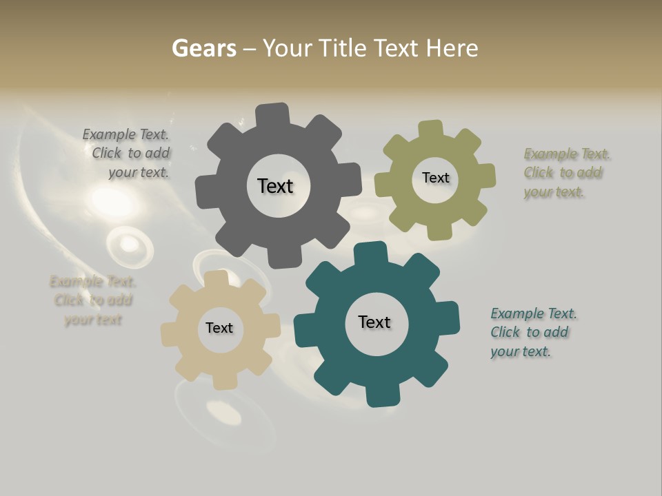 Shapes Disks Universe PowerPoint Template