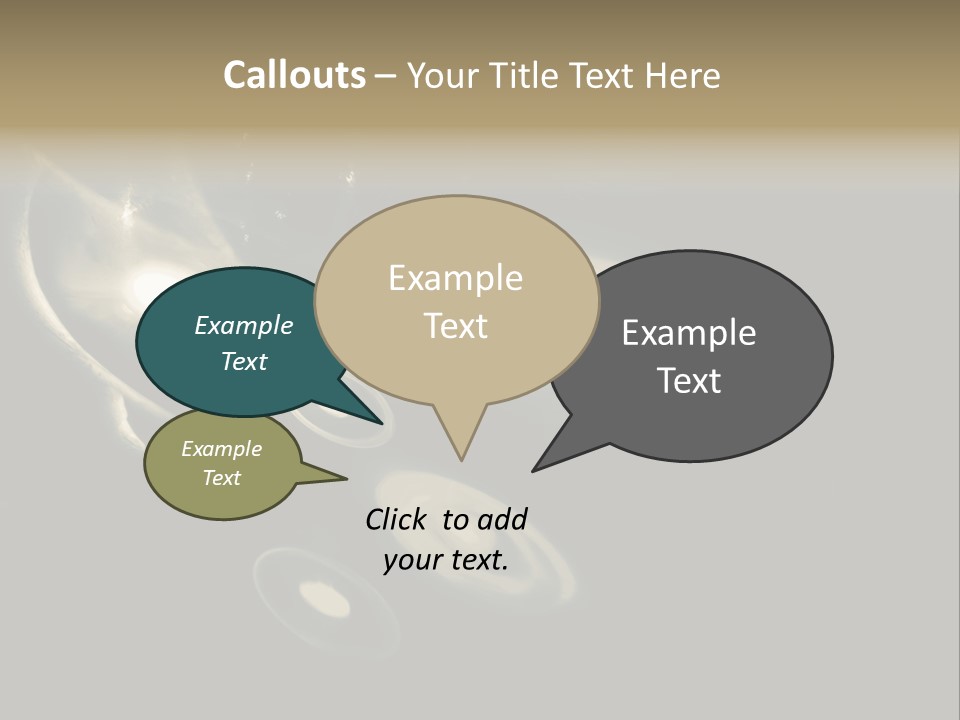 Shapes Disks Universe PowerPoint Template