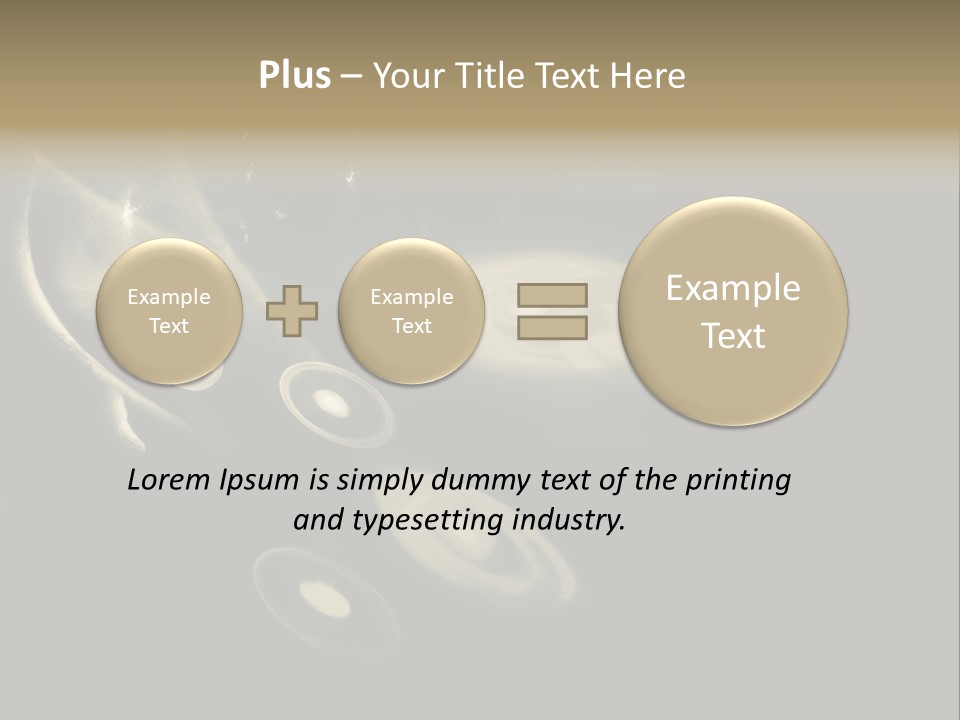 Shapes Disks Universe PowerPoint Template