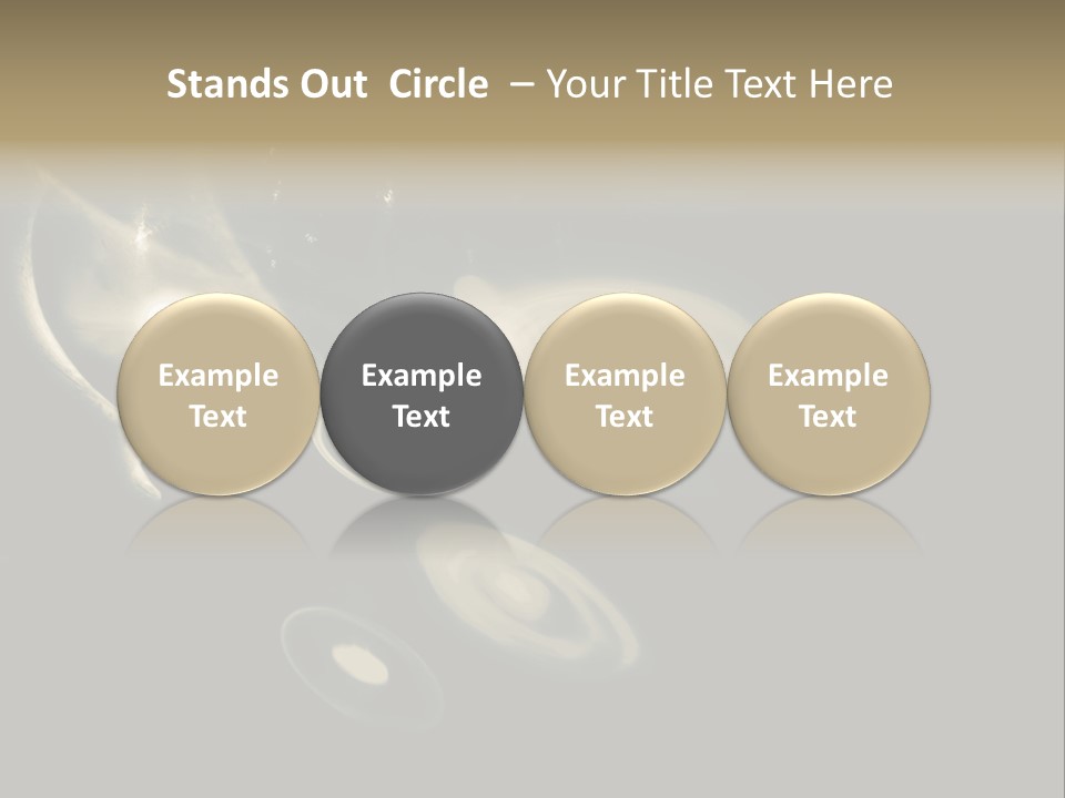 Shapes Disks Universe PowerPoint Template