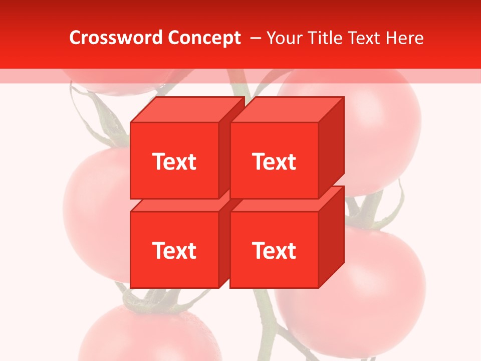 Isolated Hanging Organic PowerPoint Template