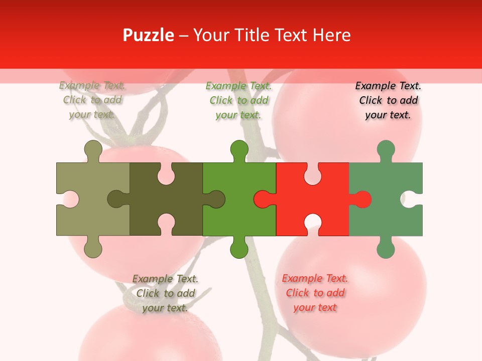 Isolated Hanging Organic PowerPoint Template