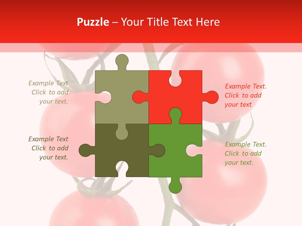 Isolated Hanging Organic PowerPoint Template