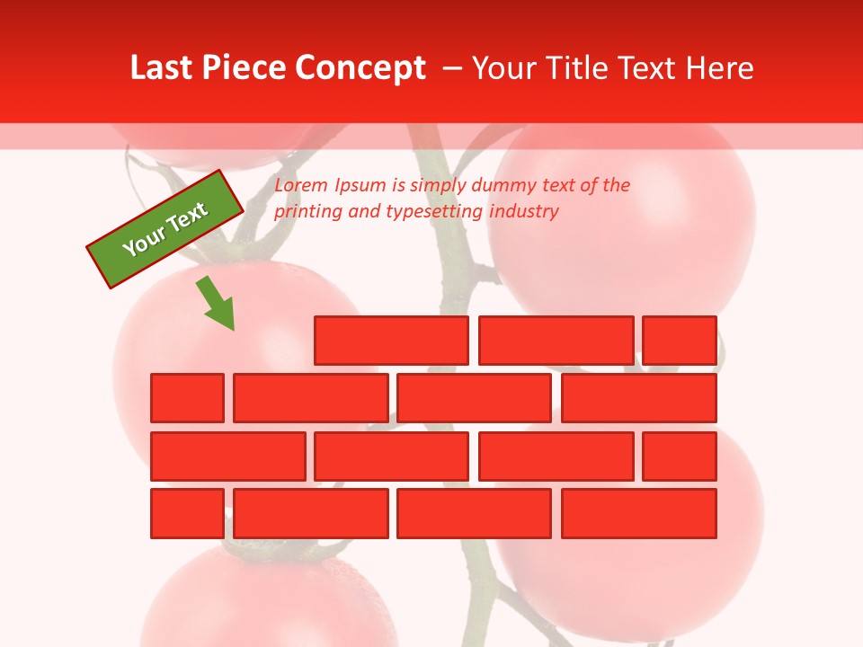 Isolated Hanging Organic PowerPoint Template