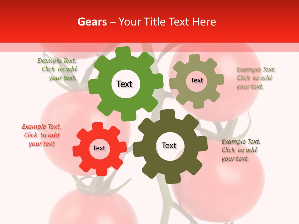 Isolated Hanging Organic PowerPoint Template