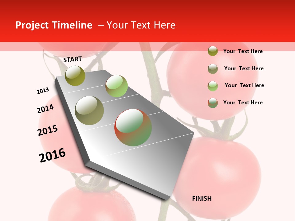 Isolated Hanging Organic PowerPoint Template