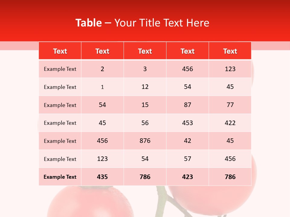 Isolated Hanging Organic PowerPoint Template