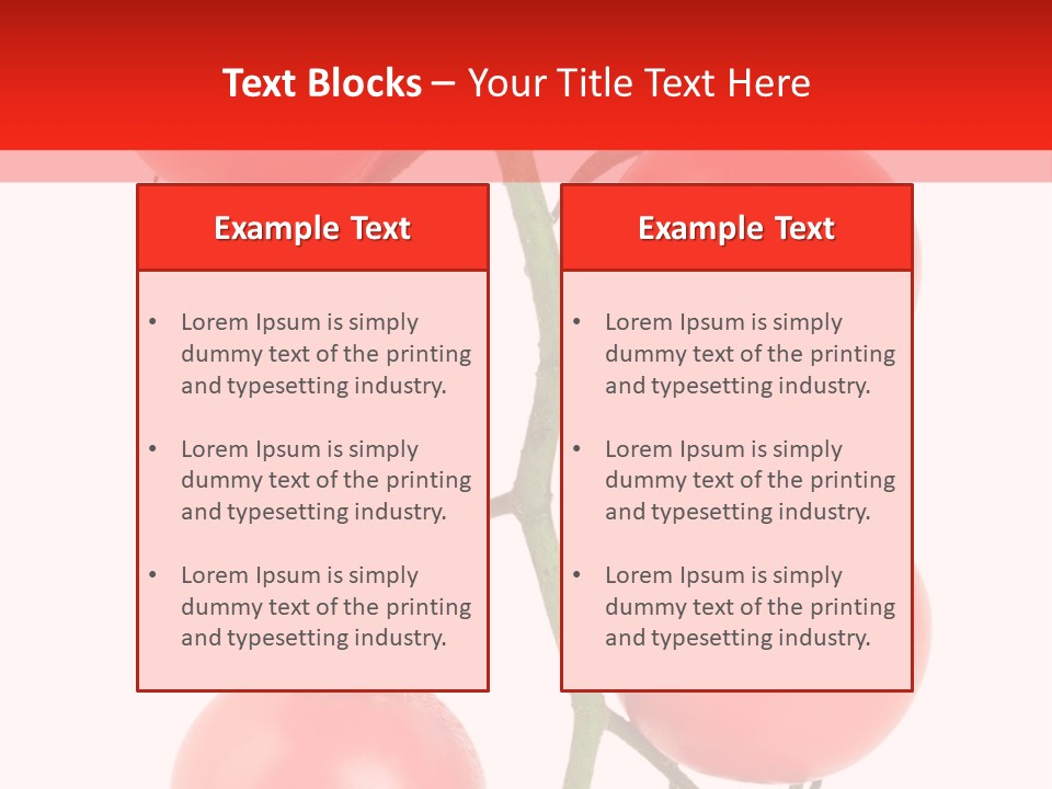 Isolated Hanging Organic PowerPoint Template