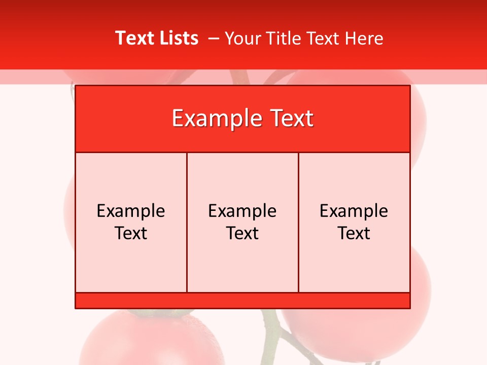 Isolated Hanging Organic PowerPoint Template