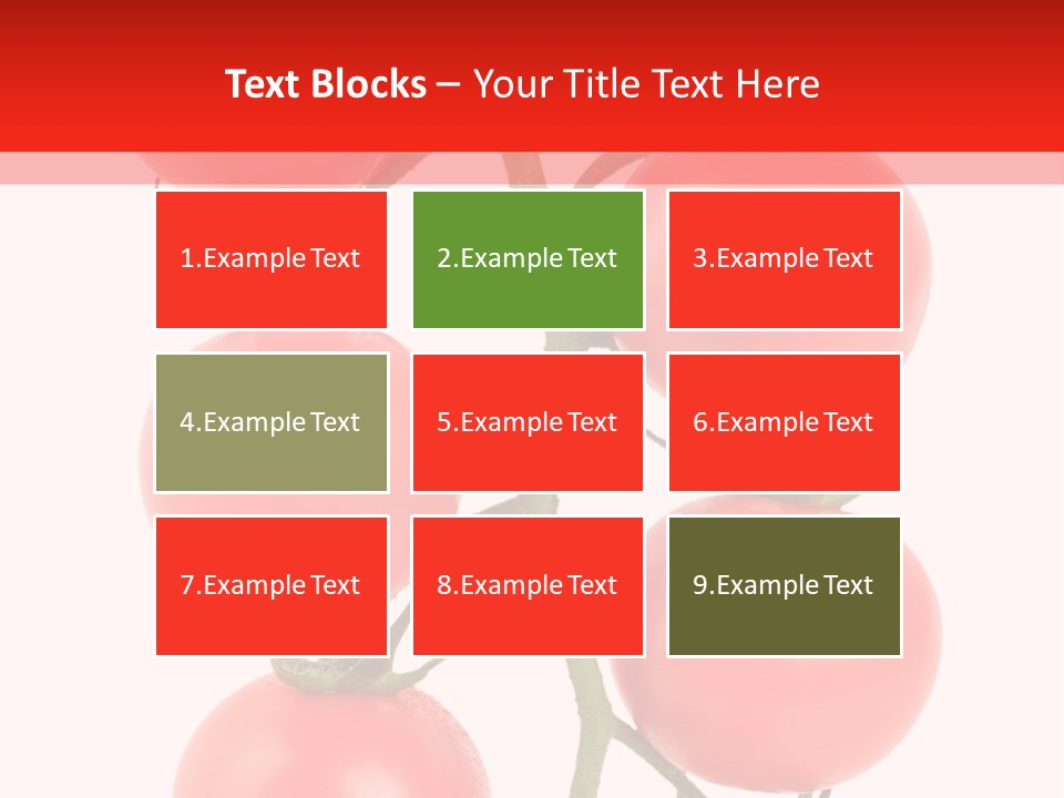 Isolated Hanging Organic PowerPoint Template