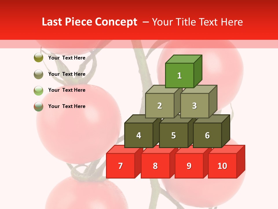 Isolated Hanging Organic PowerPoint Template
