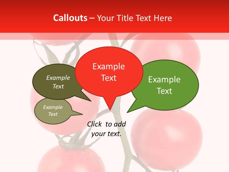 Isolated Hanging Organic PowerPoint Template