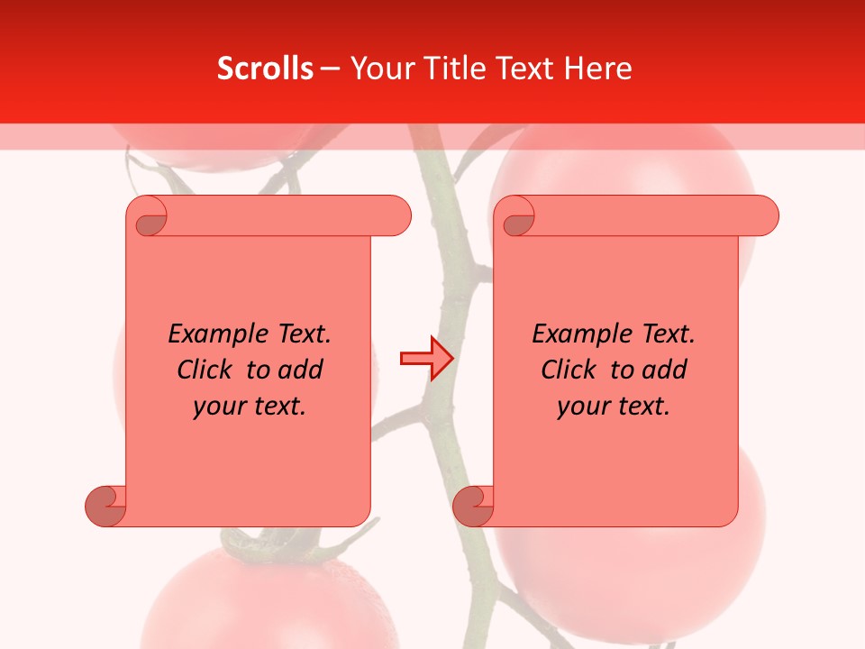 Isolated Hanging Organic PowerPoint Template