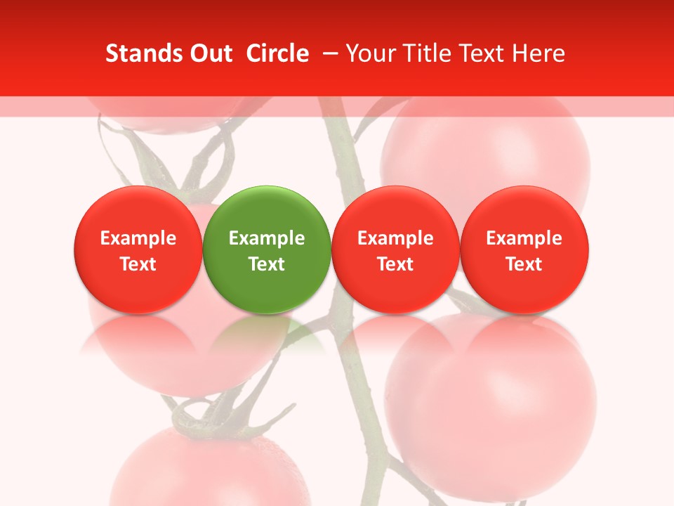 Isolated Hanging Organic PowerPoint Template