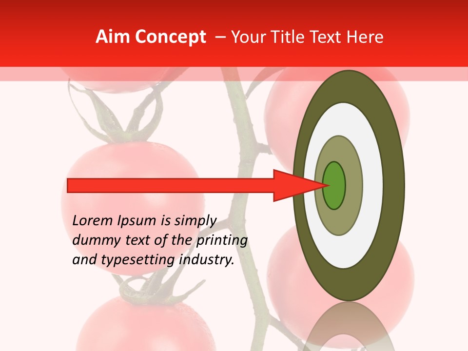 Isolated Hanging Organic PowerPoint Template