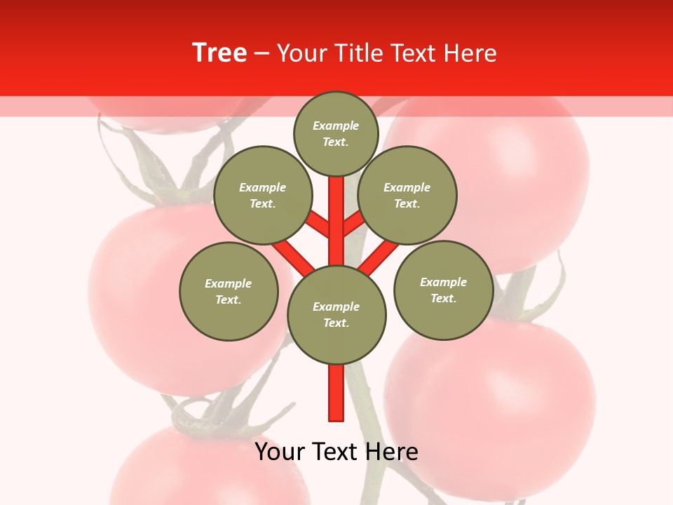 Isolated Hanging Organic PowerPoint Template