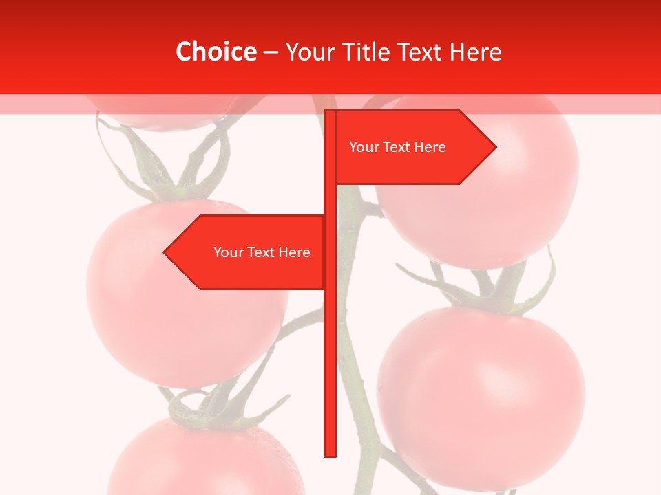 Isolated Hanging Organic PowerPoint Template