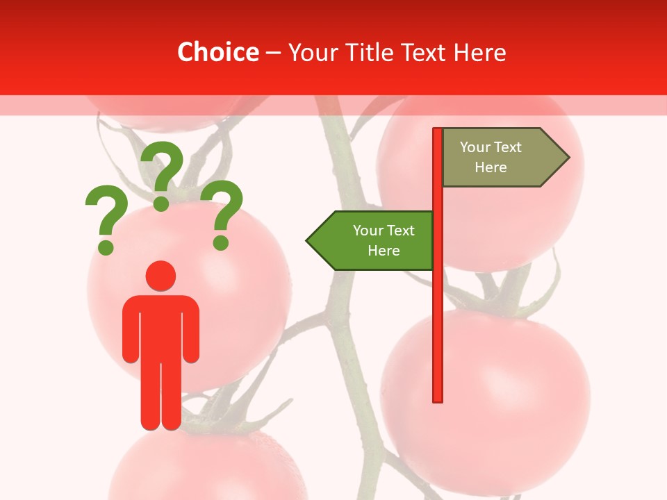 Isolated Hanging Organic PowerPoint Template