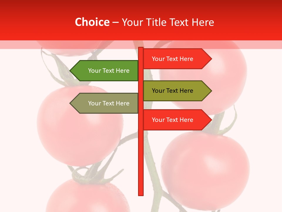 Isolated Hanging Organic PowerPoint Template
