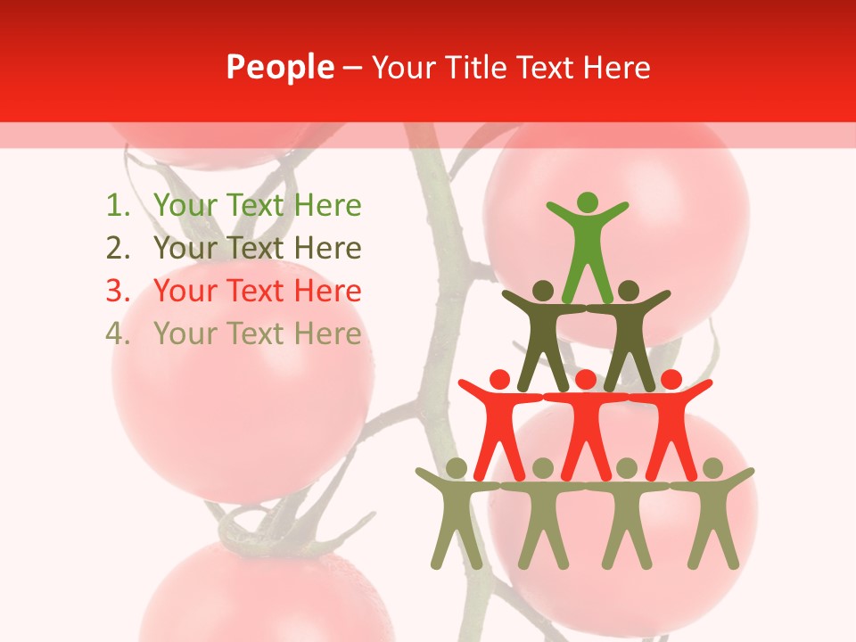 Isolated Hanging Organic PowerPoint Template