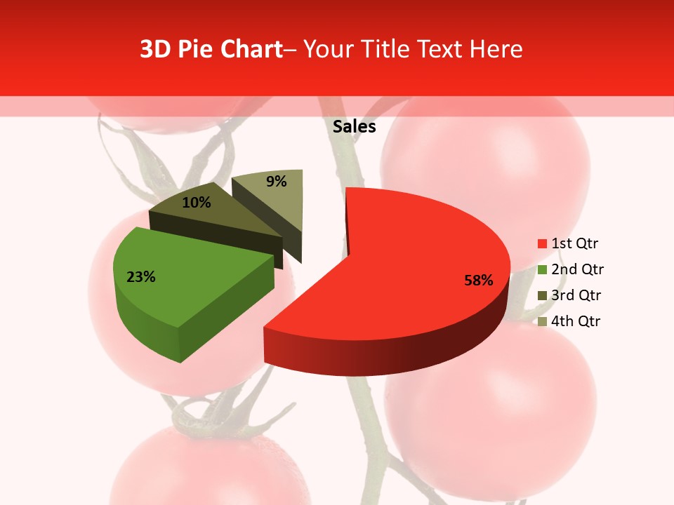 Isolated Hanging Organic PowerPoint Template