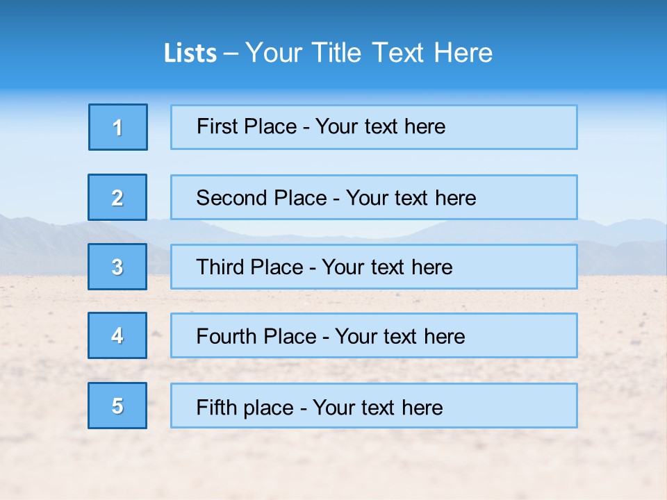 America Countryside Hot PowerPoint Template