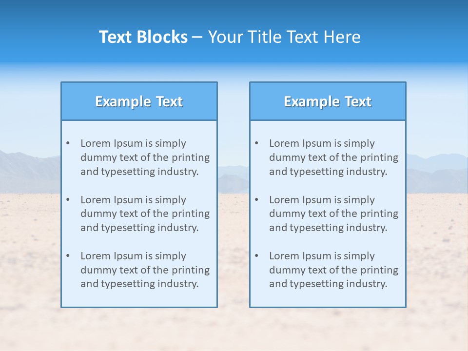 America Countryside Hot PowerPoint Template