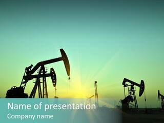 Gasoline Beautification Petrochemical PowerPoint Template