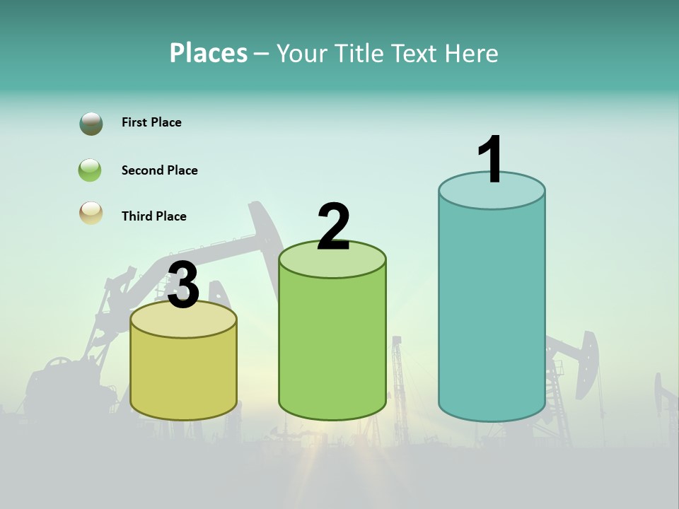 Gasoline Beautification Petrochemical PowerPoint Template