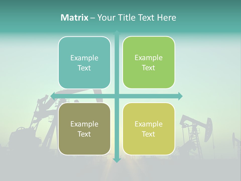 Gasoline Beautification Petrochemical PowerPoint Template
