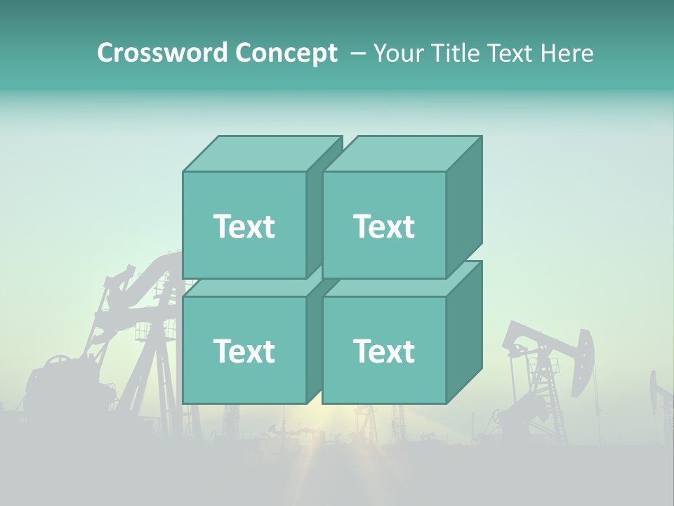 Gasoline Beautification Petrochemical PowerPoint Template
