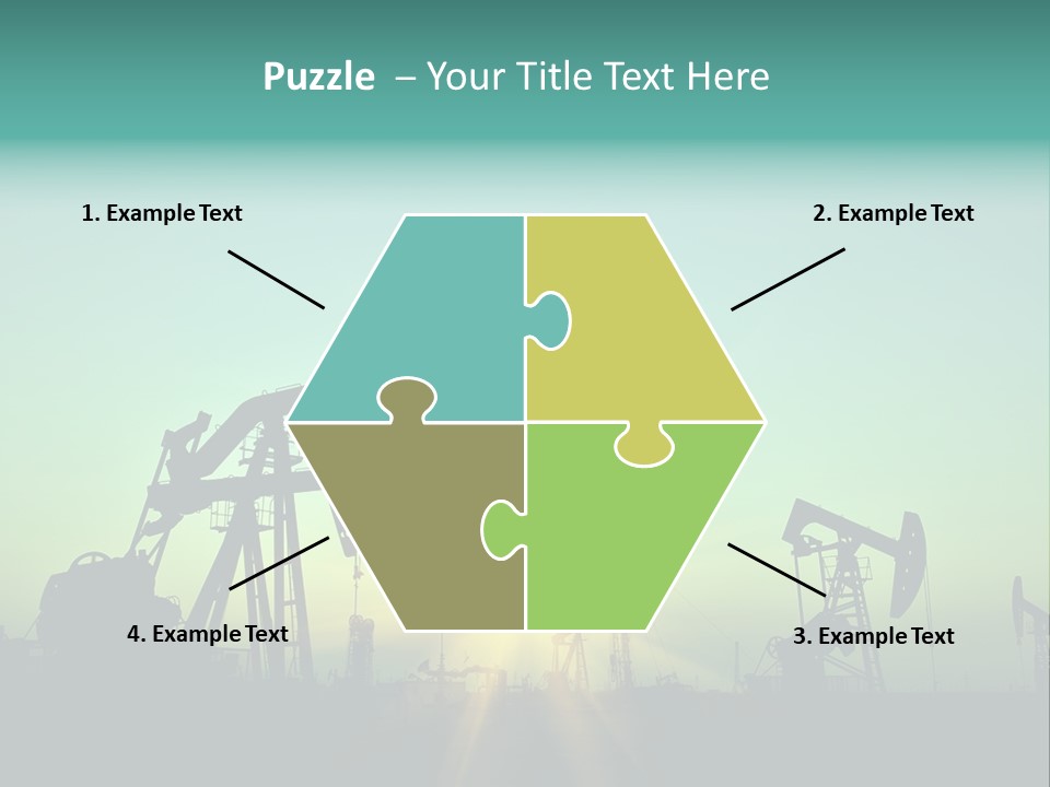 Gasoline Beautification Petrochemical PowerPoint Template