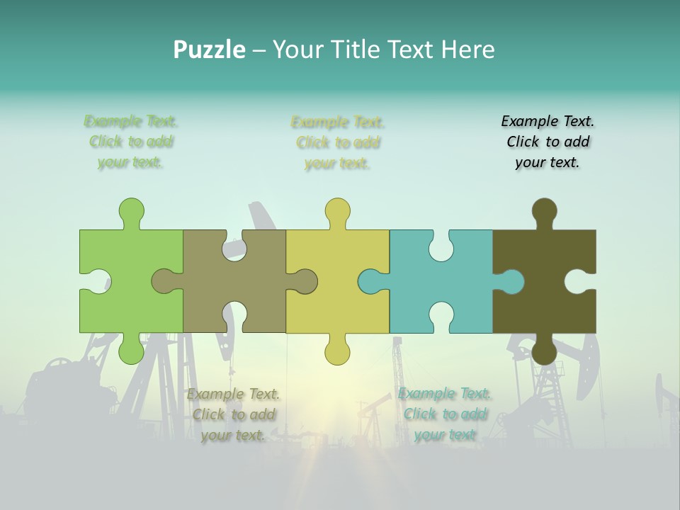 Gasoline Beautification Petrochemical PowerPoint Template