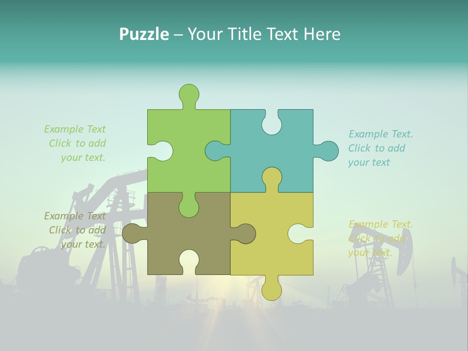 Gasoline Beautification Petrochemical PowerPoint Template