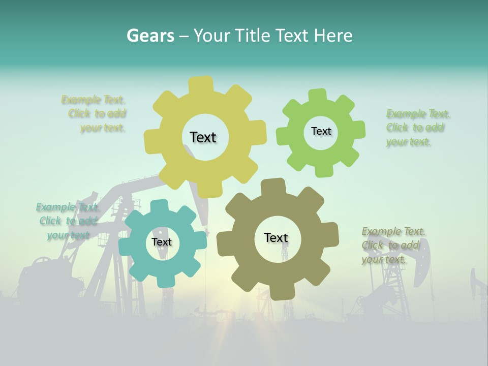 Gasoline Beautification Petrochemical PowerPoint Template