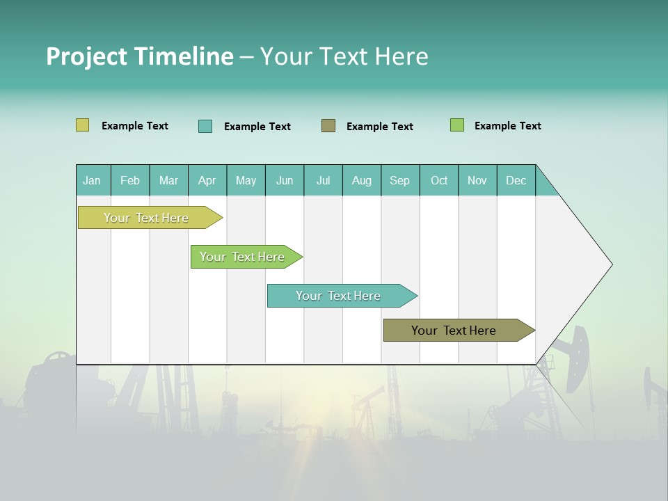 Gasoline Beautification Petrochemical PowerPoint Template
