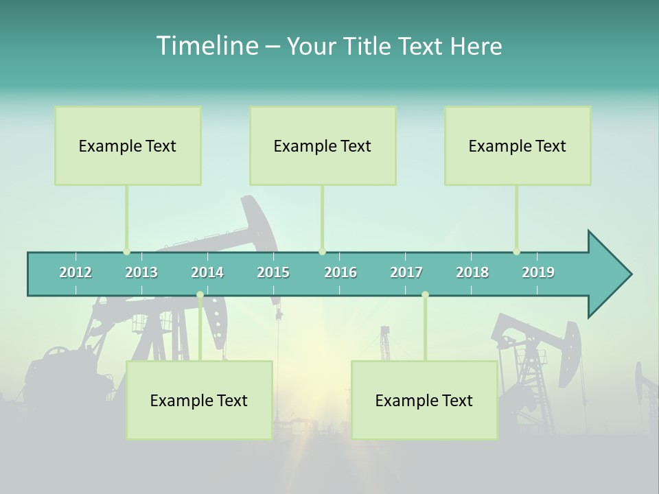 Gasoline Beautification Petrochemical PowerPoint Template