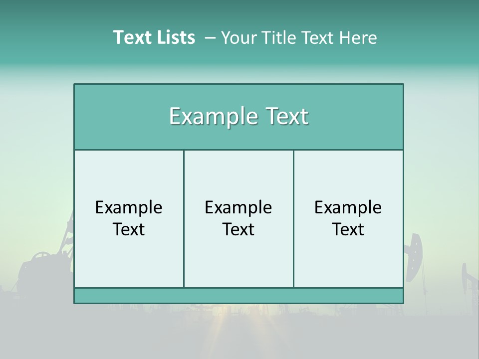 Gasoline Beautification Petrochemical PowerPoint Template