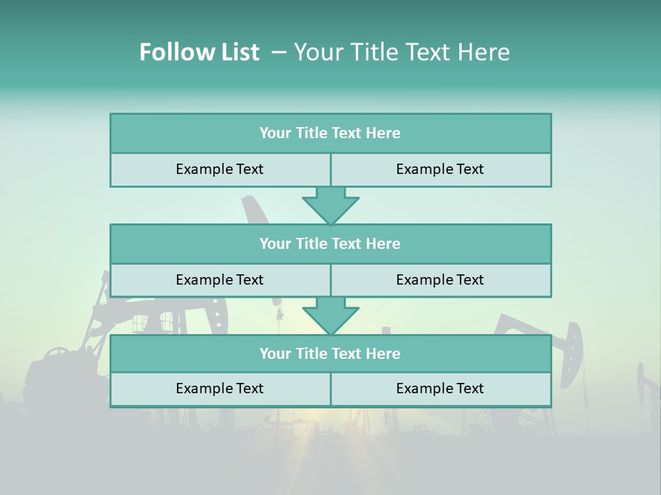 Gasoline Beautification Petrochemical PowerPoint Template
