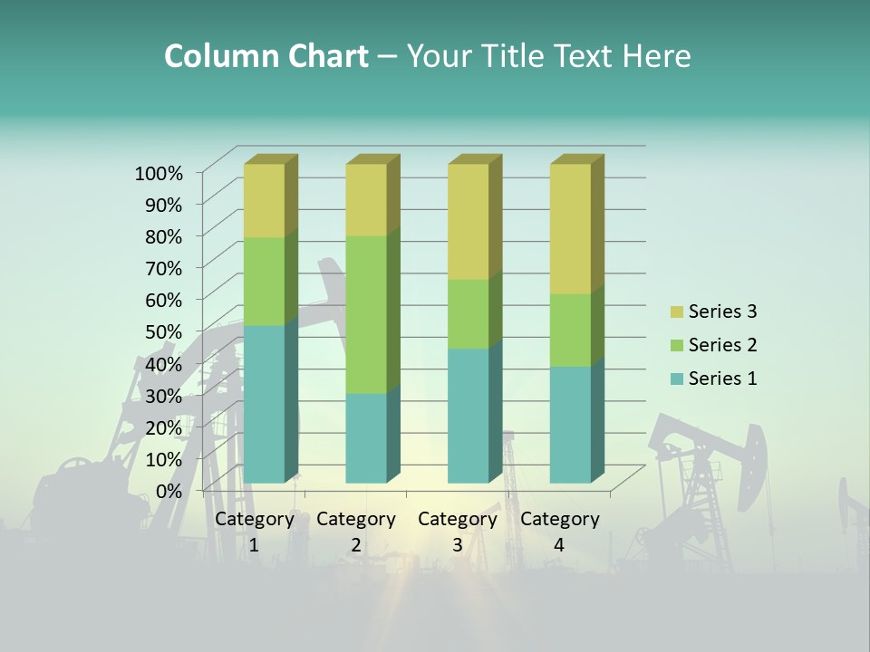 Gasoline Beautification Petrochemical PowerPoint Template