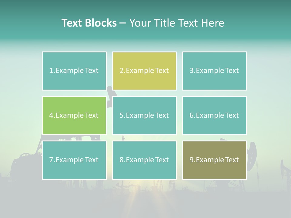 Gasoline Beautification Petrochemical PowerPoint Template