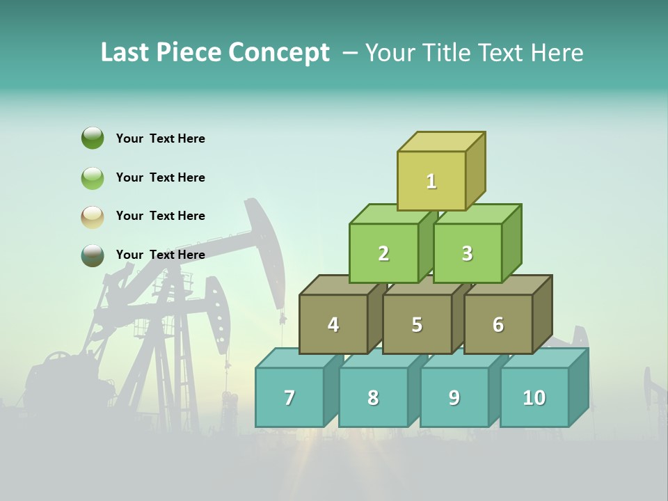 Gasoline Beautification Petrochemical PowerPoint Template