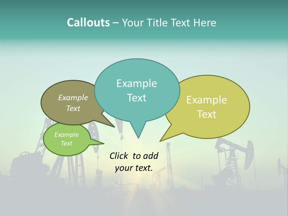 Gasoline Beautification Petrochemical PowerPoint Template