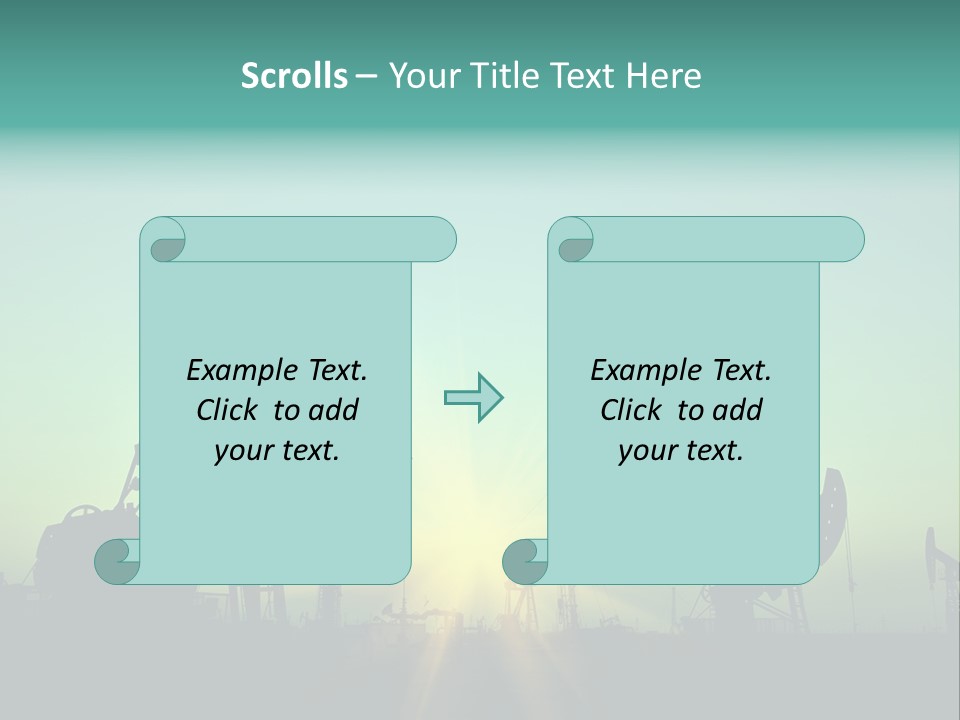 Gasoline Beautification Petrochemical PowerPoint Template