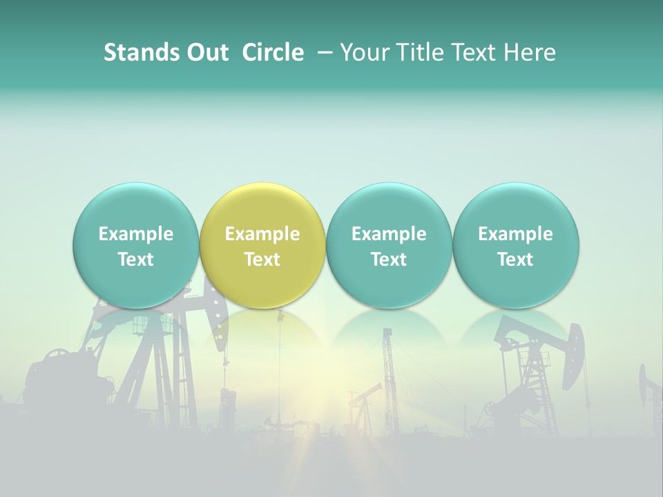 Gasoline Beautification Petrochemical PowerPoint Template