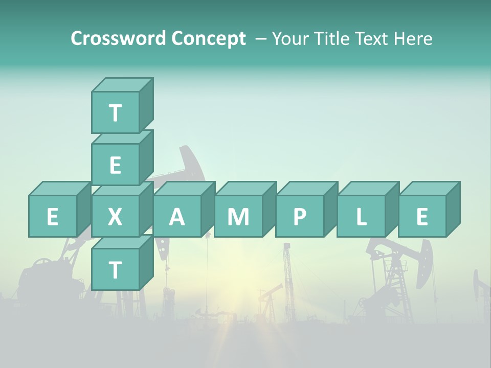 Gasoline Beautification Petrochemical PowerPoint Template