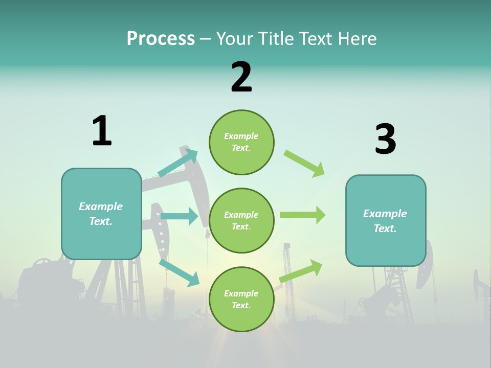 Gasoline Beautification Petrochemical PowerPoint Template