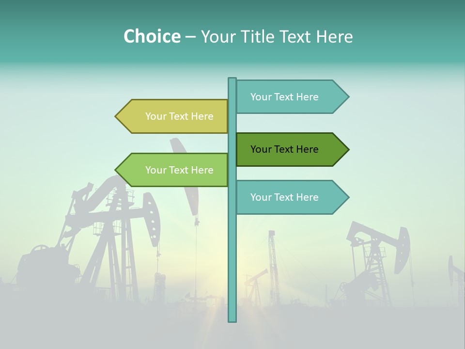 Gasoline Beautification Petrochemical PowerPoint Template